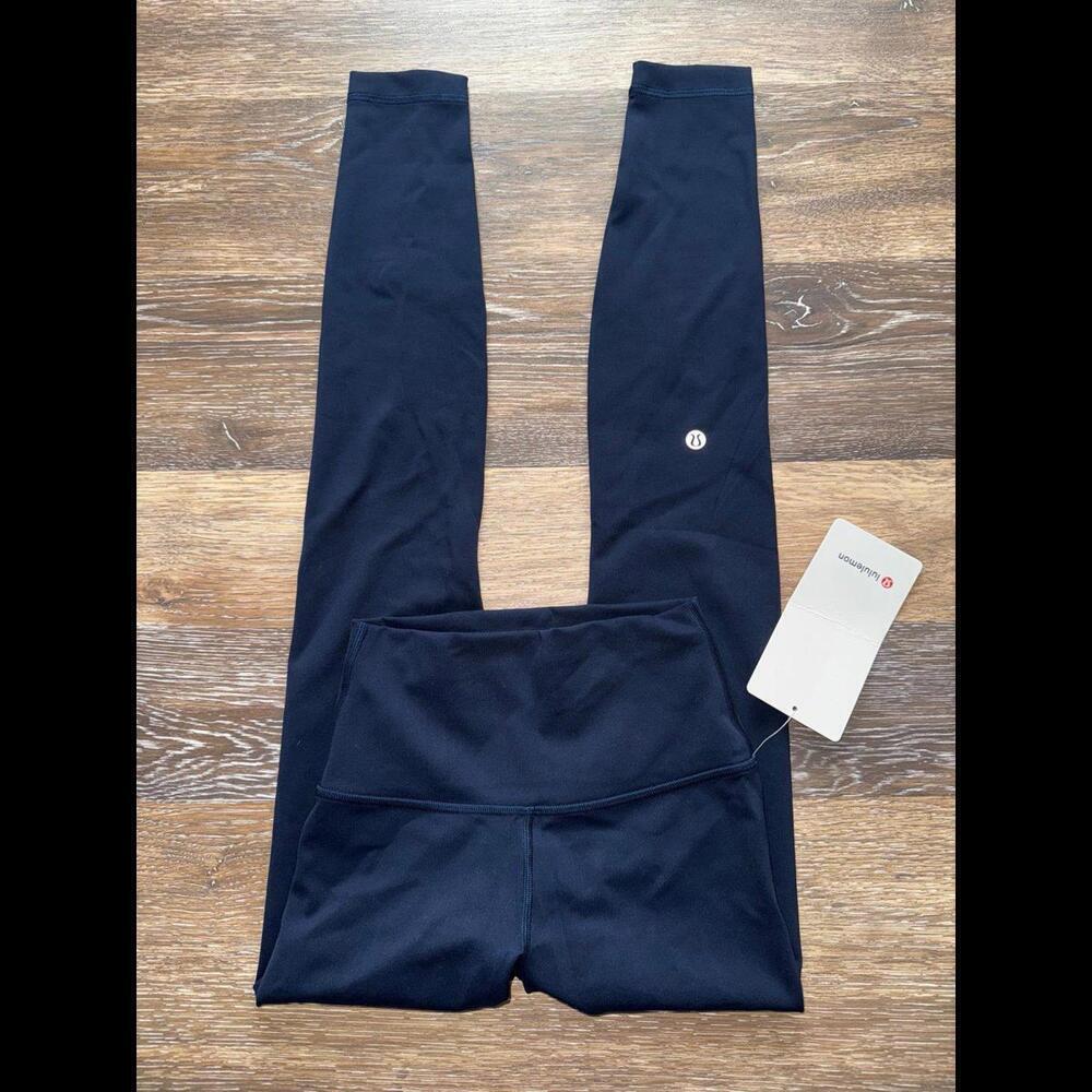 Lululemon Wunder Train High Rise 28” True Navy Size 2 NWT